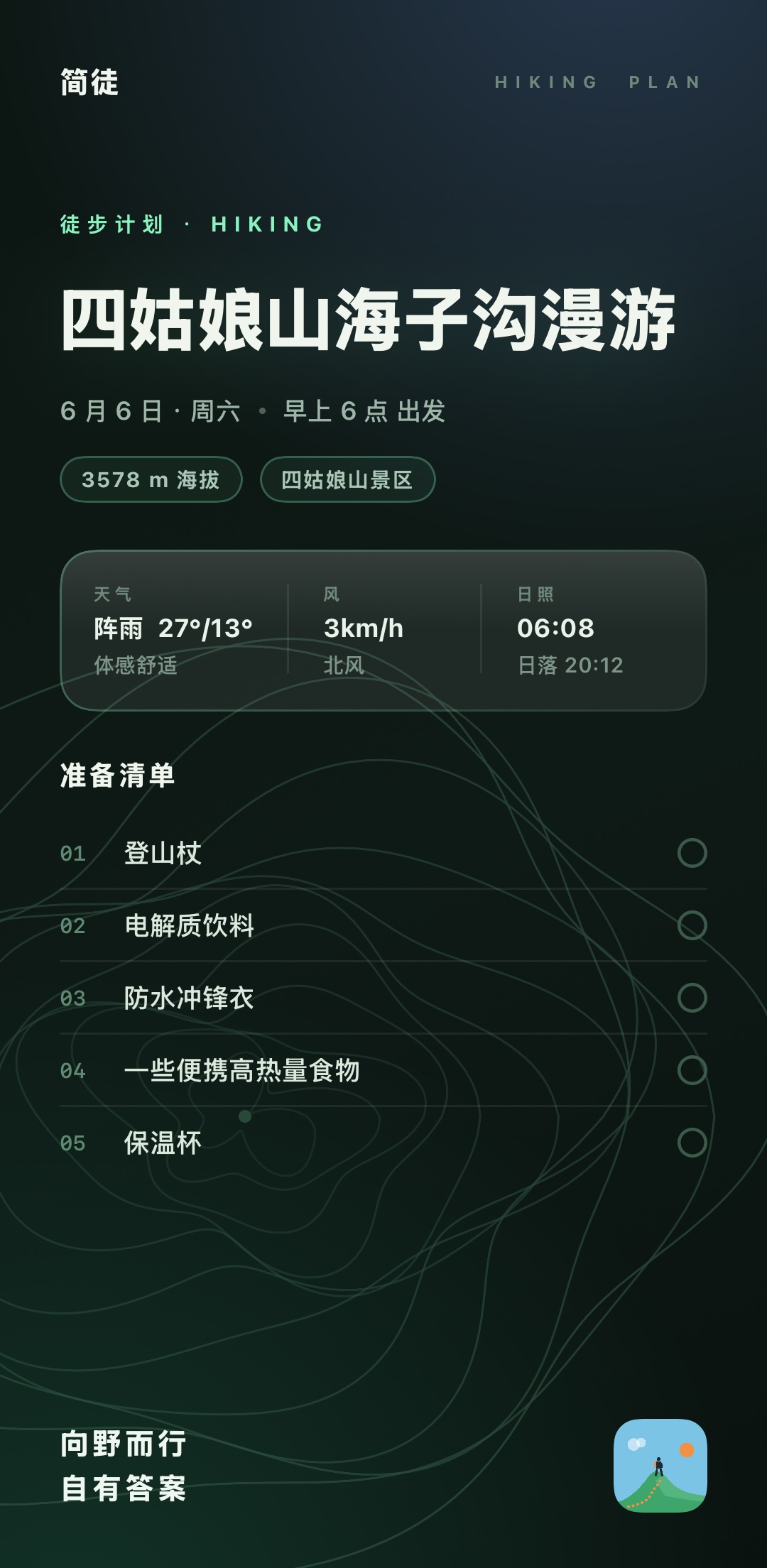计划分享